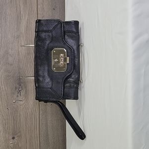 Cole Haan Black Wristlet Clutch